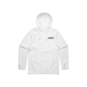 Veste coupe-vent personnalisée en tissu enduit Safari, imperméable, coupe-vent, respirante, grande taille, fermeture éclair, logos personnalisés - Product Image 6