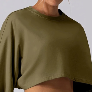 Camisetas Cortas de Diseño Nuevo y Alta Calidad, Holgadas, de Manga Corta, de Algodón - Product Image 3