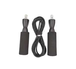 Cuerda de Saltar de Alta Velocidad con Agarres de Espuma, Cuerda de Saltar Ajustable con Cable de Acero para Entrenamiento Físico, Agarres de Espuma Antideslizantes - Product Image 1