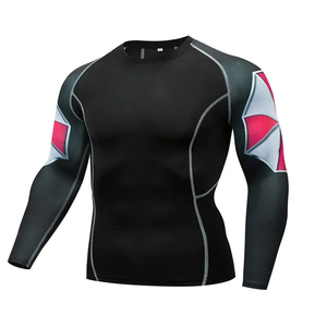 Custom Kayaking Polyester Elastane Rash Guard With Sun Protection Raglan Sleeves And Custom Logo Short Sleeve <b>Compression</b> <b>Shirt</b> - Product Image 3