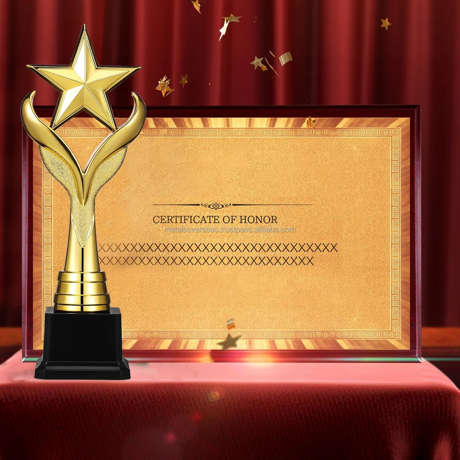 Lot De 12 Mini Trophées En Plastique Doré De 12,7 Cm Pour Décorations, Accessoires, Récompenses, Gagnants De Prix Pour Adultes Et Enfants, Récompenses Pour Enfants Et Adultes, Cadeaux De Fête