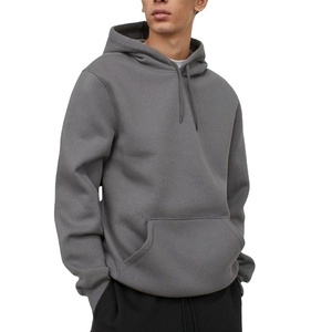 Men's 100% Cotton Winter Heavyweight Velour Half Zip Oversized Hoodies with Custom Logo Printing <b>Waterproof</b> Drop Shoulder Design - Product Image 1