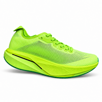 Chaussures de course légères en maille respirante, baskets à semelle épaisse amortissante, chaussures de sport pour la marche sur route, vente en gros