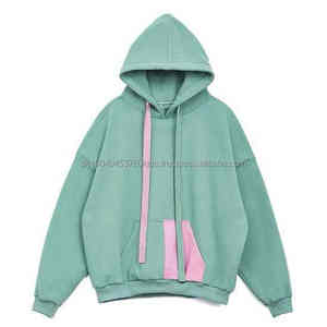 Sudadera con Capucha Extra Grande Vintage para Hombre, Sudadera de Felpa Gruesa 100% Algodón, Sudadera con Capucha Bordada para Hombre - Product Image 1