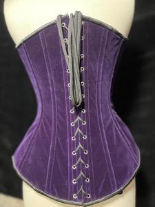 Top Corset de Terciopelo para Mujer, Estilo Club, 2026, Logotipo Personalizado, Botones, Diseño Personalizado, Ecológico, Ligero - Product Image 4