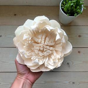 Flores de Girasol de Madera Sola, 8-8.5 CM, Varilla de Fibra de Planta de Sesbania, Aromaterapia, Hecho a Mano - Product Image 5