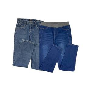 Used Clothing Used Pants Mens Cotton Pants Mixed Size Big Asian Wear Workwear <b>Jeans</b> Pants Denim Long <b>3</b>/<b>4</b> Pants - Product Image 4