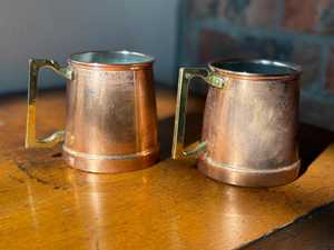 Taza Moscow Mule de Cobre Puro Hecha a Mano, Taza de Cerveza de Cobre Sólido para Bar y Restaurante, Vajilla Ecológica al por Mayor - Product Image 3