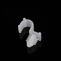 Pince de câblage Essentra Half U à insertion rapide, en nylon 6/6 naturel UL94 V2, HURCBH, clips de routage pour fixation à trou aveugle