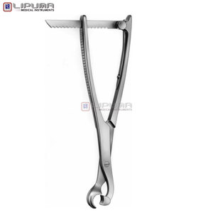 Pince à os manuelle Lambotte en acier inoxydable, instruments chirurgicaux orthopédiques MOL, grande taille, pointe de 16 mm, 330 mm (13 1/8 po) - Product Image 3
