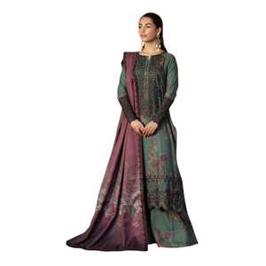 Nouvelle Collection : Ensemble Robe de Jardin, Vêtements Indiens et Pakistanais, Collection Été, Coton Imprimé, Tenue 3 Pièces pour Femme, Robes OEM - Product Image 1