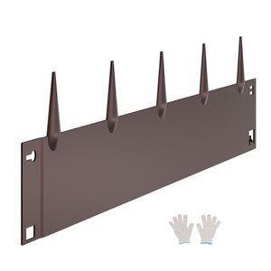 5 Confezioni Bordura Paesaggistica in Acciaio 39 X 5, Resistente alla Ruggine, per Giardino, Bordura Metallica Pieghevole Resistente per Paesaggistica e Decking - Product Image 4