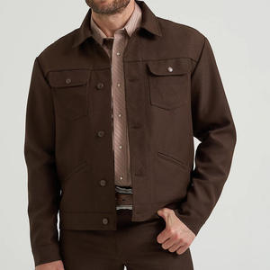 Men s Stylish Wool Varsity Jacket with Custom Logo High Quality Winter Wool <b>Button</b> Up Streetwear Coat - Product Image 1