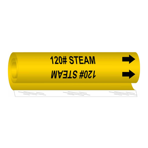 Brady 120 #   Marcador de Tuberías de Alto Rendimiento para Líneas de Alta Temperatura - Product Image 1