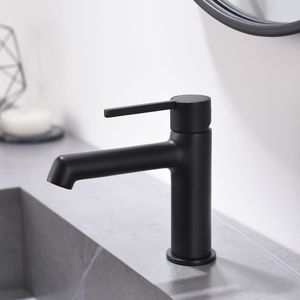 Robinet de salle de bain moderne à trou unique en noir pour baignoire et douche - Product Image 4