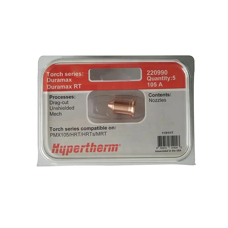 Vòi Phun Tiêu Hao Plasma Hypertherm Chính Hãng 220990 Cho Đèn Pin Plasma Hypertherm