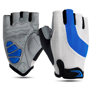 Guantes de Ciclismo de Medio Dedo, Guantes de Bicicleta Antideslizantes, Transpirables y Absorbentes de Impactos, Guantes Deportivos de Medio Dedo para Ciclismo - Product Image 1