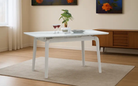 Table pliante en bois massif, sculptée à la main, artisanat pakistanais, pour extérieur, jardin, patio, mobilier de salle à manger.
