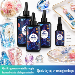 Resina UV Transparente de Alta Calidad de 250g, Resina UV No Tóxica de Curado Rápido para Principiantes, para Joyería Hecha a Mano - Product Image 5