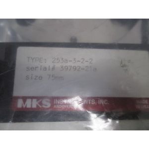 Vanne de régulation MKS de type 253A-3-2-2 – Équipements et pièces semi-conductrices de renommée mondiale à saisir - Product Image 1
