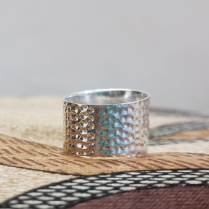 แหวนพลอยลาริมาร์ธรรมชาติทำมือ เงินแท้ 925 แหวนพลอยสีน้ำเงิน ขายส่ง เครื่องประดับสำหรับทุกเพศ - Product Image 3