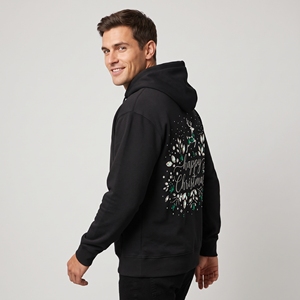 2026 High Quality Men's Winter <b>Christmas</b> <b>Hoodie</b> 100% Cotton Fleece Anti Pilling Custom Logo Warm Festive Lightweight Sweatshirt - Product Image 6