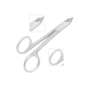 Stainless Steel Right-Handed <b>Nail</b> Clipper Straight Sharp Blade Round Handle Durable Manual Adult Use Beauty <b>Tool</b> - Product Image 1