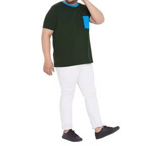 T-shirt et short pour homme avec logo personnalisé, style col rond et poche, impression sérigraphique du logo Fire, t-shirt homme personnalisé de qualité supérieure - Product Image 6