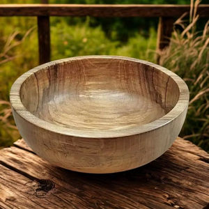 Cuencos de Madera para Picnic, Nueva Técnica, Cuenco de Madera de Acacia, Calidad A, Venta al por Mayor, Hechos a Mano, Ecológicos, Cuencos de Madera de Mango - Product Image 1