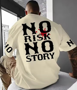 Venta Directa de Fábrica, Camiseta Personalizada de Alta Calidad para Hombre, Talla Grande, Cuello Redondo, Tejido Ecológico, Transpirable, Anti-Pilling, de Secado Rápido - Product Image 3