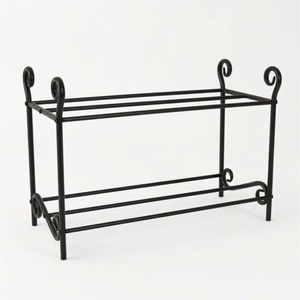 Organisateur de chaussures en fil d'acier de qualité supérieure, finition blanche, étagère de rangement pour chaussures en métal autoportante pour entrée ou placard, meilleur prix - Product Image 4