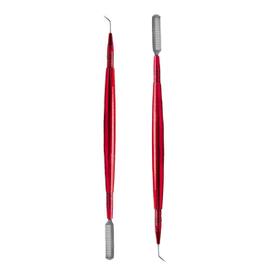Outils professionnels de lifting des cils en acier inoxydable, marque privée rouge, applicateur de cils de beauté, logo personnalisé par Bahasa Pro - Product Image 1