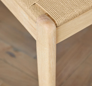 Juego de Mesa de Comedor Redonda Moderna de Madera de Mindi Sólida con Sillas de Madera Minimalistas para Comedor, Hogar, Villa, Restaurante y Hotel - Product Image 4