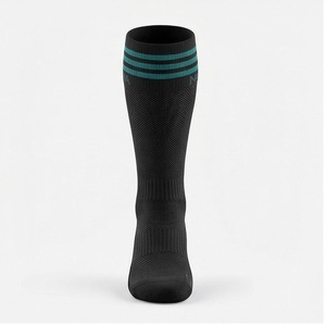Crew <b>Socks</b> Geometric Pattern Blue <b>Breathable</b> Running <b>Socks</b> for Adults Spring Season - Product Image 1