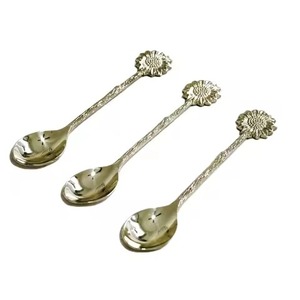 Creative Design Metal Coffee Tea Spoon Stainless Steel Sugar Spoon Dessert Spoon Kitchen Dining Modern - Product Image 6