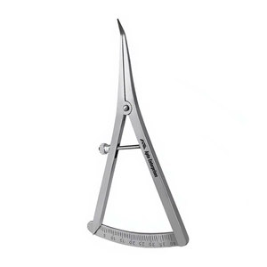 Calibre angulaire de 4,5 pouces de long pour la cartographie osseuse, instrument de mesure 0-40 mm avec échelle de précision pour la dentisterie, la chirurgie, l'orthodontie et les implants - Product Image 3