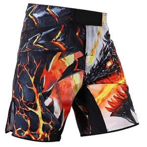 Boxing Fighting Grappling Kickboxing BJJ Martial Arts <b>Combat</b> <b>Shorts</b> Stretch Four-Way Stretch Spandex/Polyester - Product Image 3
