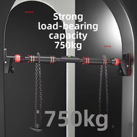 Barre de traction horizontale réglable robuste pour cadre de porte 90-130 cm, barre de traction multifonction pour entraînement de force à domicile