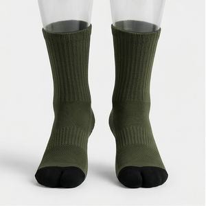 Anti Slip <b>Grip</b> Pads Sports <b>Socks</b> Two Toe Running Breathable Performance Durable Soft Gym Workout Customized Color Fit Pairs Wear - Product Image 1