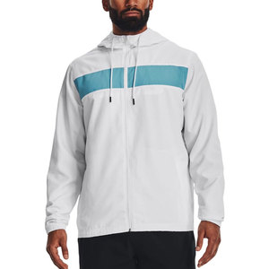 Vestes coupe-vent à capuche pour hommes, style tendance, logo personnalisé sur le devant, écologiques, respirantes, faible MOQ - Product Image 1