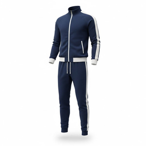 Conjunto de Sudadera con Capucha y Pantalones Deportivos de Algodón de Alta Calidad, Unisex, Casual, Transpirable, Ligero, con Cierre de Cremallera, Marca AL - Product Image 3