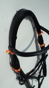 Brida de caballo de cuero de calidad superior de tendencia superior Fancy Stitched SS o latón Herrajes Brida de cuero mexicano directo - Product Image 6