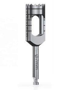 Brocas Trephine de 9 mm para Cirugía de Implantes Dentales, Instrumento Manual de Acero Inoxidable con Marcas de Profundidad, Herramientas para Implantes Dentales - Product Image 1