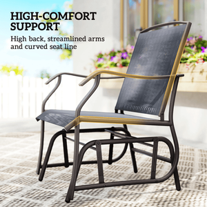 Sedie a dondolo da esterno: Arredamento da giardino per il weekend - Product Image 3