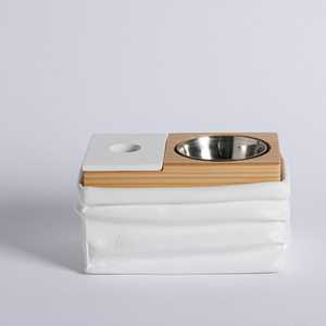 Premium Wood Incense <b>Burner</b> With Metal Bowl Aromatherapy Diffuser Bamboo Material All Season Use White Base Design - Product Image 3