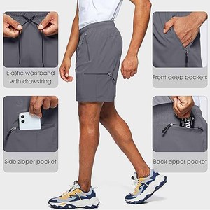 Pantalones Cortos Deportivos Personalizados para Hombre, de Poliéster, para Entrenamiento, Running, Gimnasio, Deportes, Fitness, Subidos por Dress Sports - Product Image 5