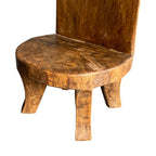 Indian Naga Tribal Wooden <b>Chair</b> Hand Carved Antique <b>Rustic</b> Hotel Interior Furniture Mix Match 1 Container - Product Image 5