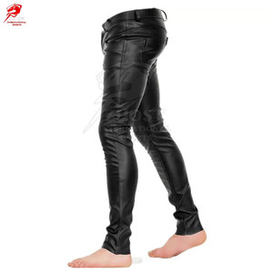 กางเกงหนังผู้ชายดีไซน์ทันสมัย วัสดุพรีเมียม สวมใส่สบาย เหมาะสำหรับใส่ลำลองและกิจกรรมกลางแจ้ง - Product Image 3