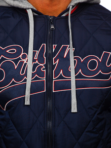 Chaqueta Bomber Impermeable de Primera Calidad para Hombre, para Invierno, con Logotipo y Diseño Personalizados, Chaqueta Bomber de Tela de Lona - Product Image 6