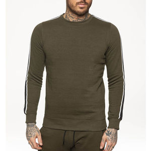 เสื้อสเวตเชิ้ตคอกลมทรงโอเวอร์ไซส์ผ้าคอตตอนผสมคุณภาพสูงแบบเรียบง่าย แห้งเร็ว รุ่นใหม่ล่าสุด ราคาโรงงาน - Product Image 1